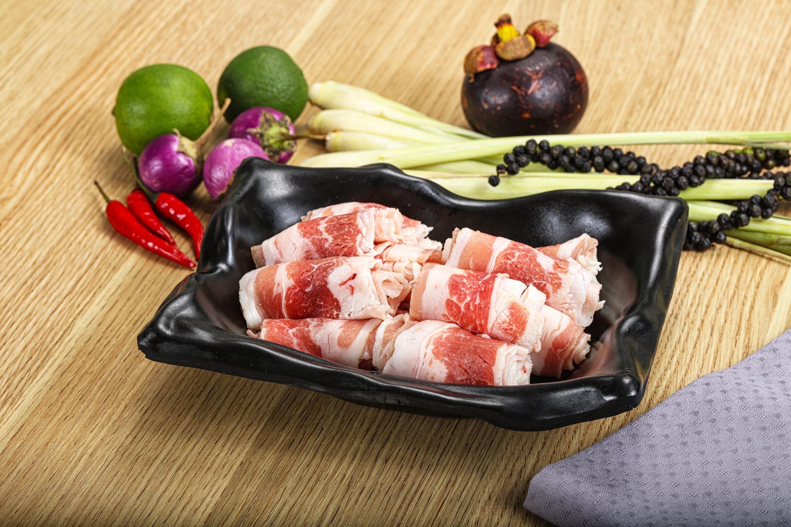 หมูสามชั้นสไลด์ ชาบู